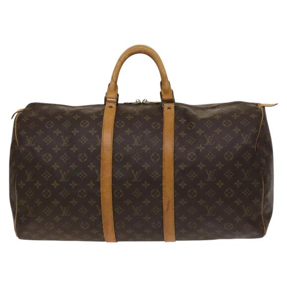LOUIS VUITTON Monogram Keepall 55 Boston Bag M41424 - Picture 13 of 16
